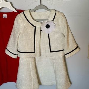 Janie and Jack Boucle Tweed Dress and Jacket set